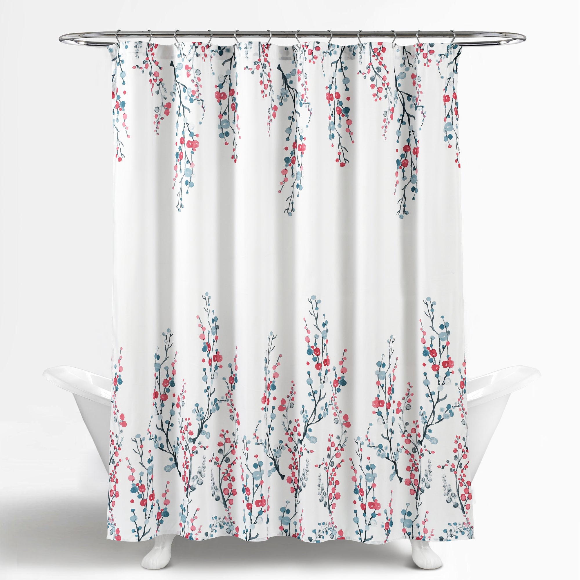 Mirabelle Watercolor Floral Shower Curtain