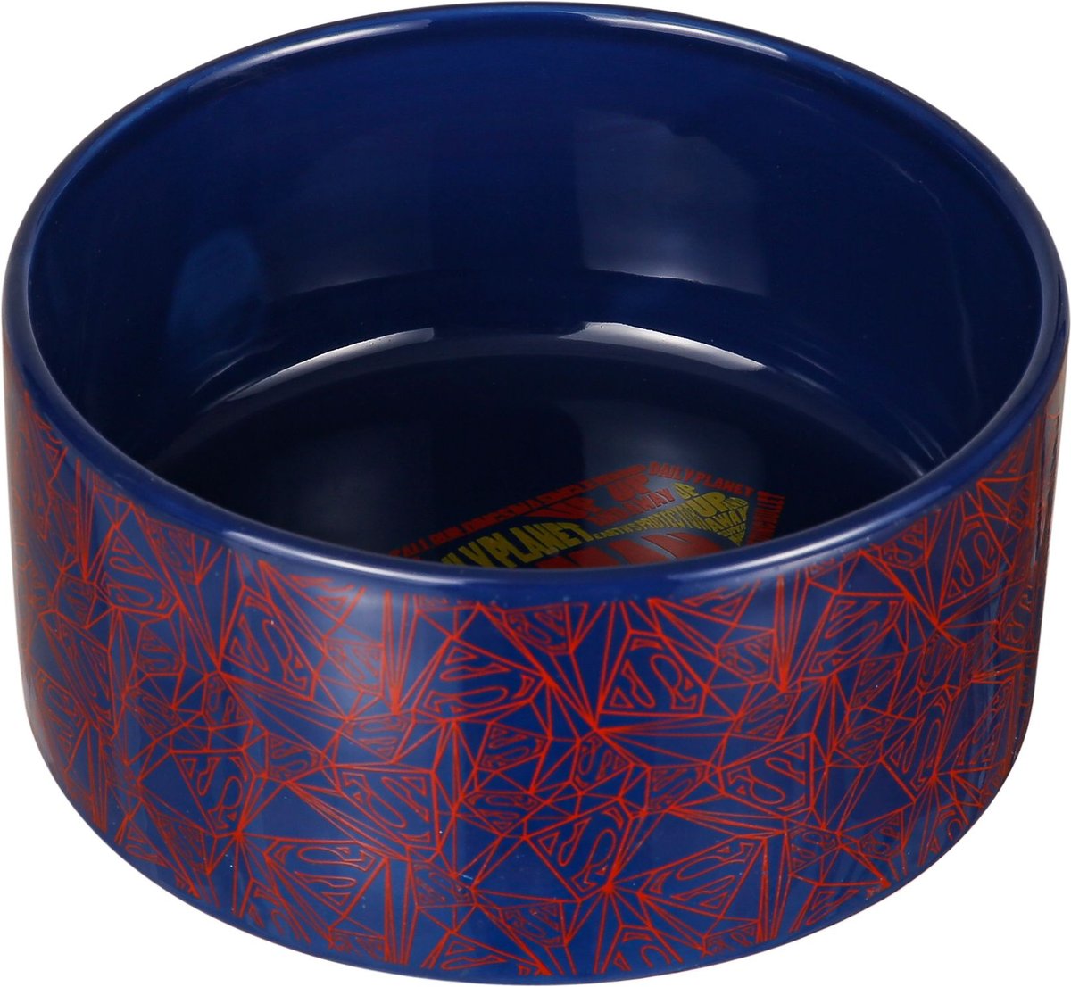 Fetch For Pets DC Comics Superman Logo Dog Bowl， 3.5 cup