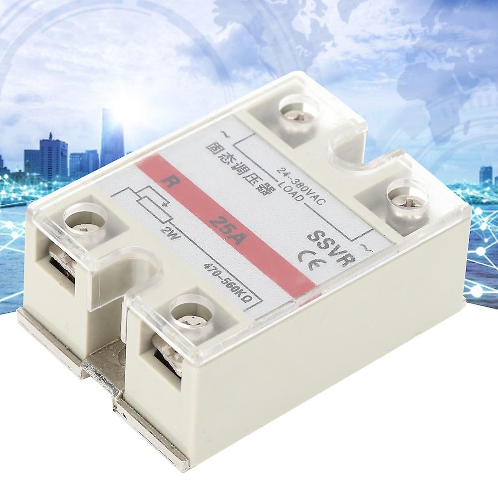 Solid-state Voltage Regulator Single Phase Relay Module Low Frequency Ssvr-25a-va 24-380vac