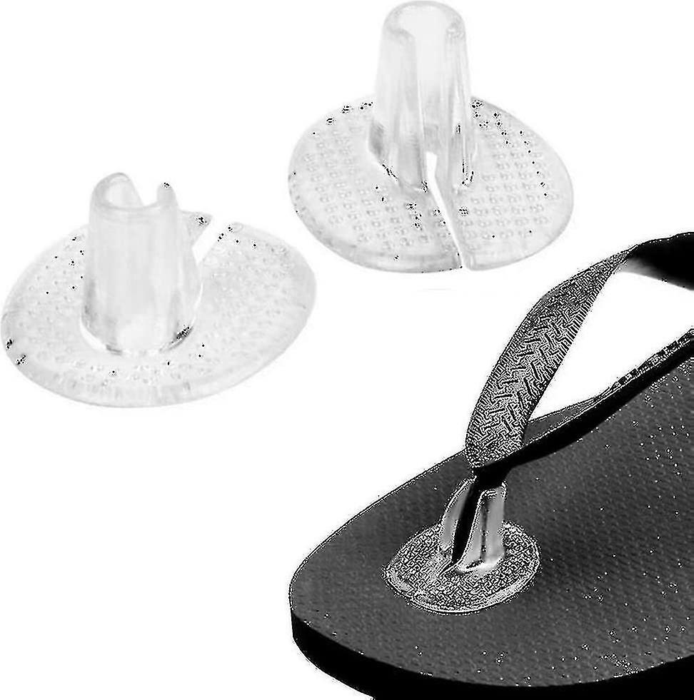 5 Pairs Silicone Toe Protector Sandals Transparent Thong Sandals Toe Cushions