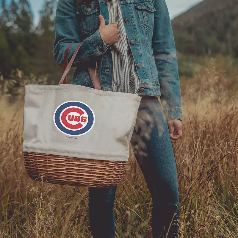 Picnic Time Chicago Cubs Promenade Picnic Basket Set