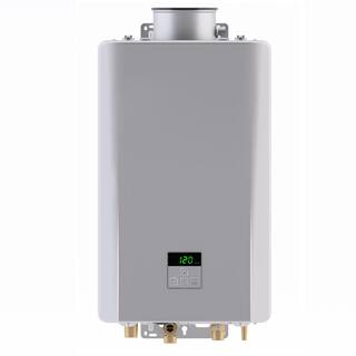 Rinnai High Efficiency Non-Condensing 5.3 GPM Residential 140000 BTU Interior Natural Gas Tankless Water Heater RE140iN