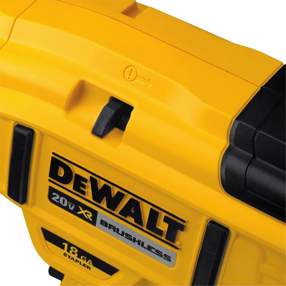 DEWALT DCN681B 20V MAX XR Lithium-Ion Cordless 18-Gauge Narrow Crown Stapler (Tool Only)