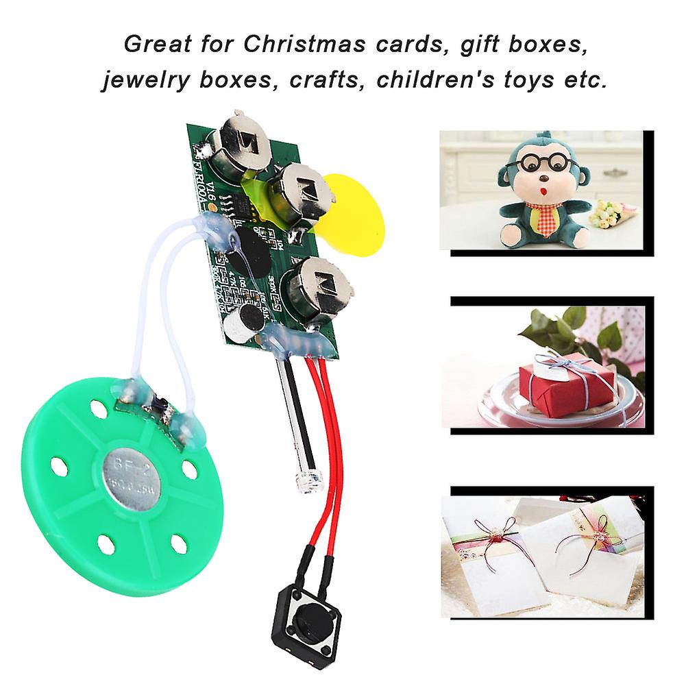 4mins Diy Recordable Greeting Card Module Light Sense Voice Sound Record Chip (loop Play)