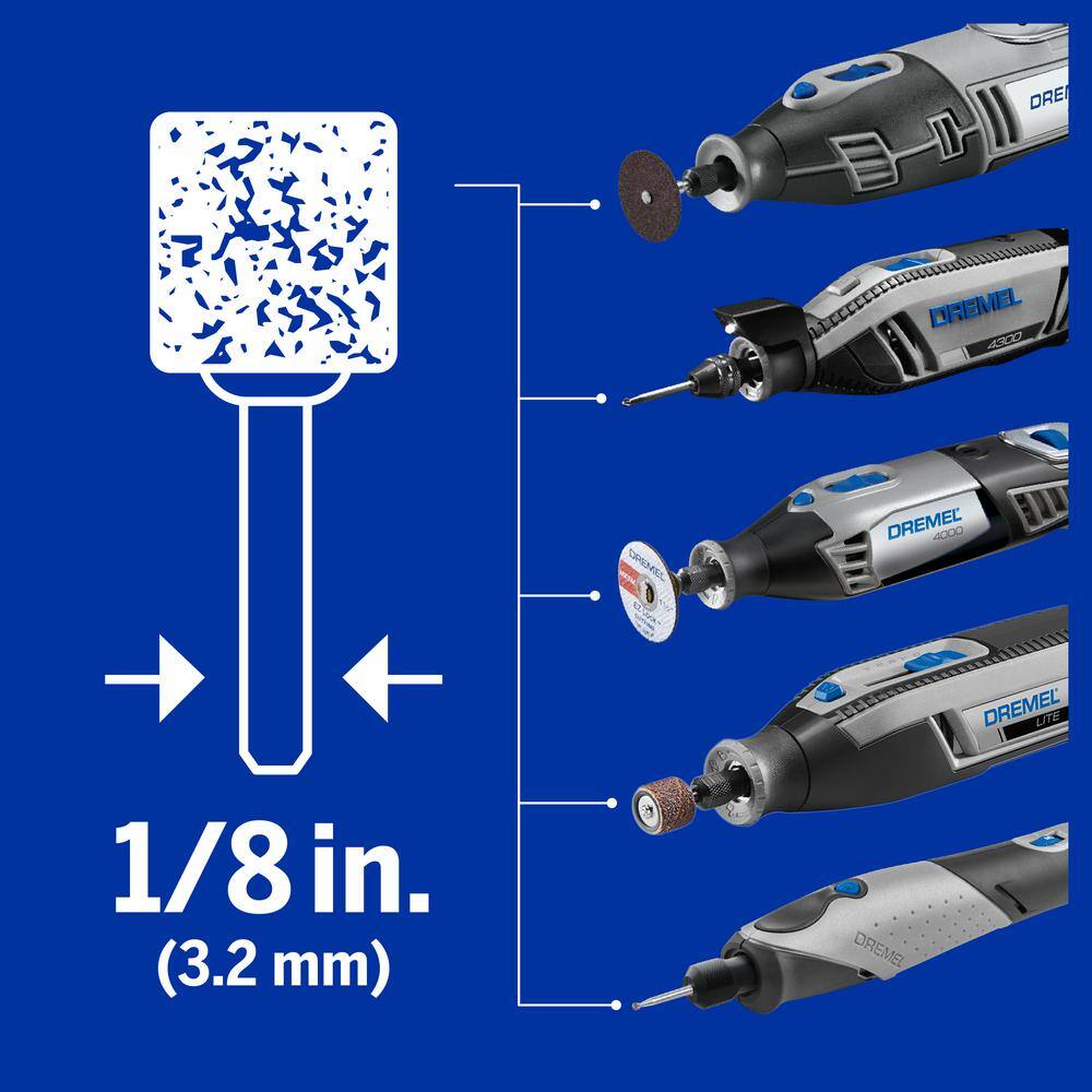 Dremel 200 Series 1.15A Dual Speed Corded Rotary Tool Kit w15 Accys 1 Attachment+31-Pc Sanding and Grinding Rotary Accy Kit 200-125+727-01