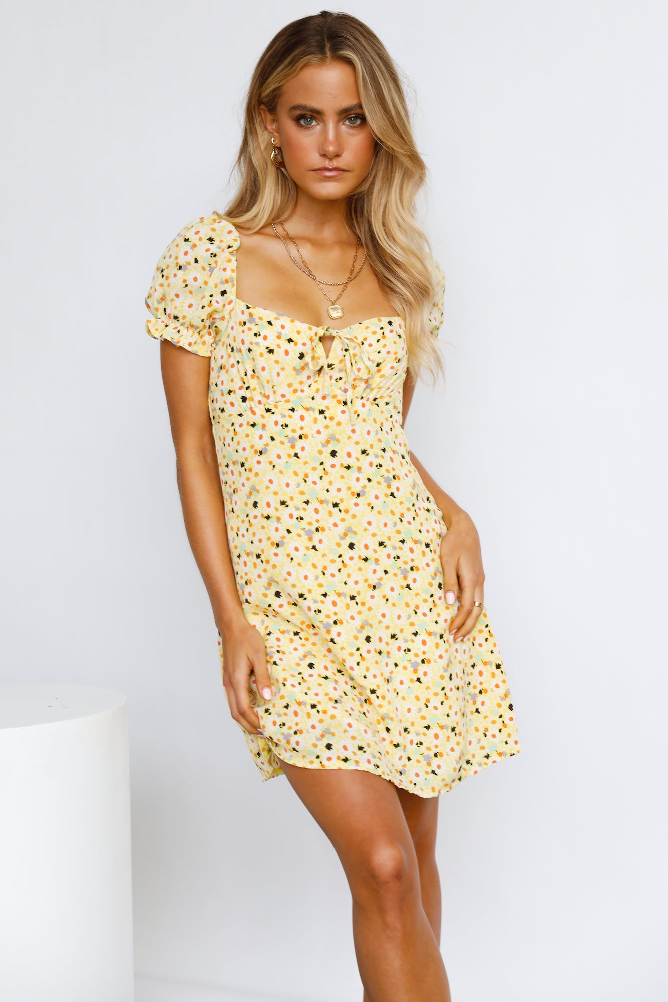 Crows Tale Dress Yellow