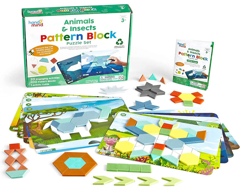 Pattern Block Animals/Insects Puzzle Set