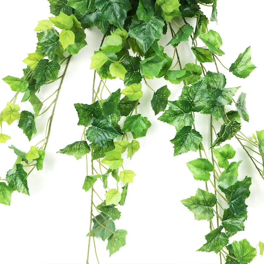 Supplies artificial 245lvs mini green grape leaves hanging bush