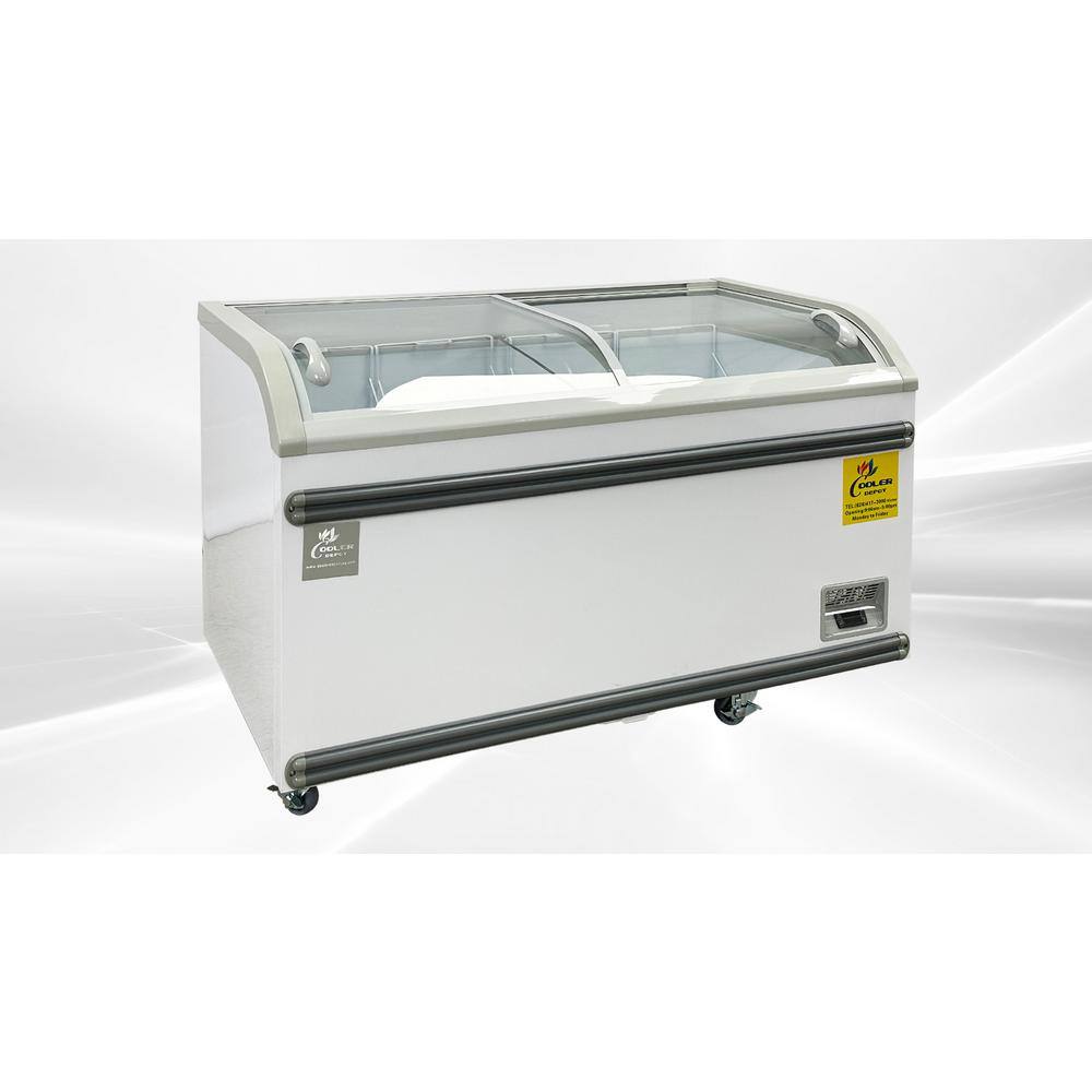 Cooler Depot 56 in. W 11.15 cu.ft. Commercial Manual Defrost Chest Freezer in White DXXWD-500Y