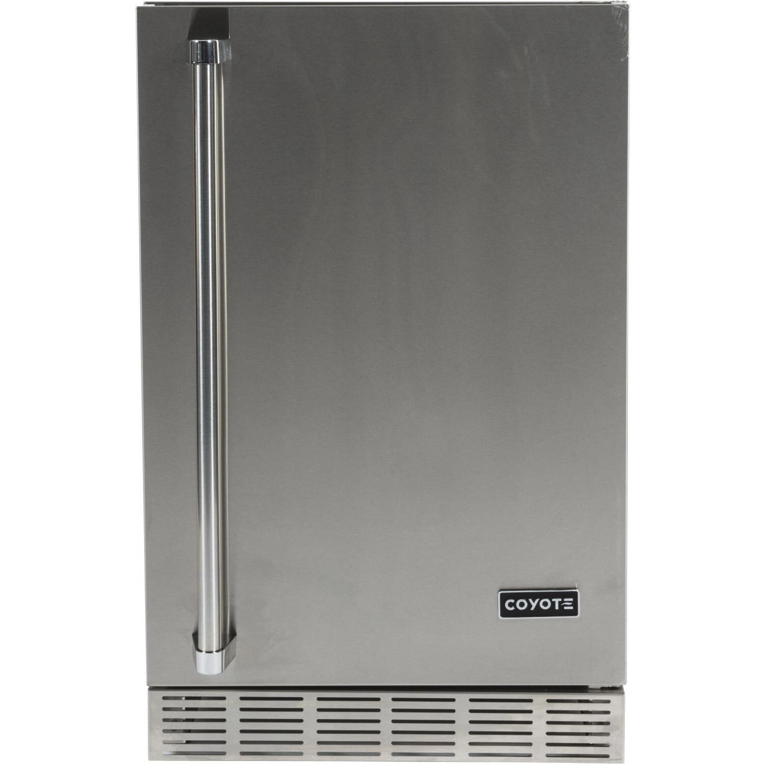 Coyote 21-Inch 4.1 Cu. Ft. Right Hinge Outdoor Rated Compact Refrigerator