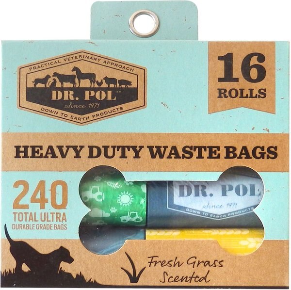 Dr. Pol Wheat Printed Grass Scent Dog Waste Bag