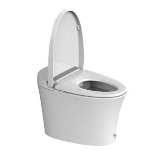 FINE FIXTURES 12 in. Rough-In 1-piece 1.11.6 GPF Dual Flush Elongated Toilet in White Seat Included ST2W