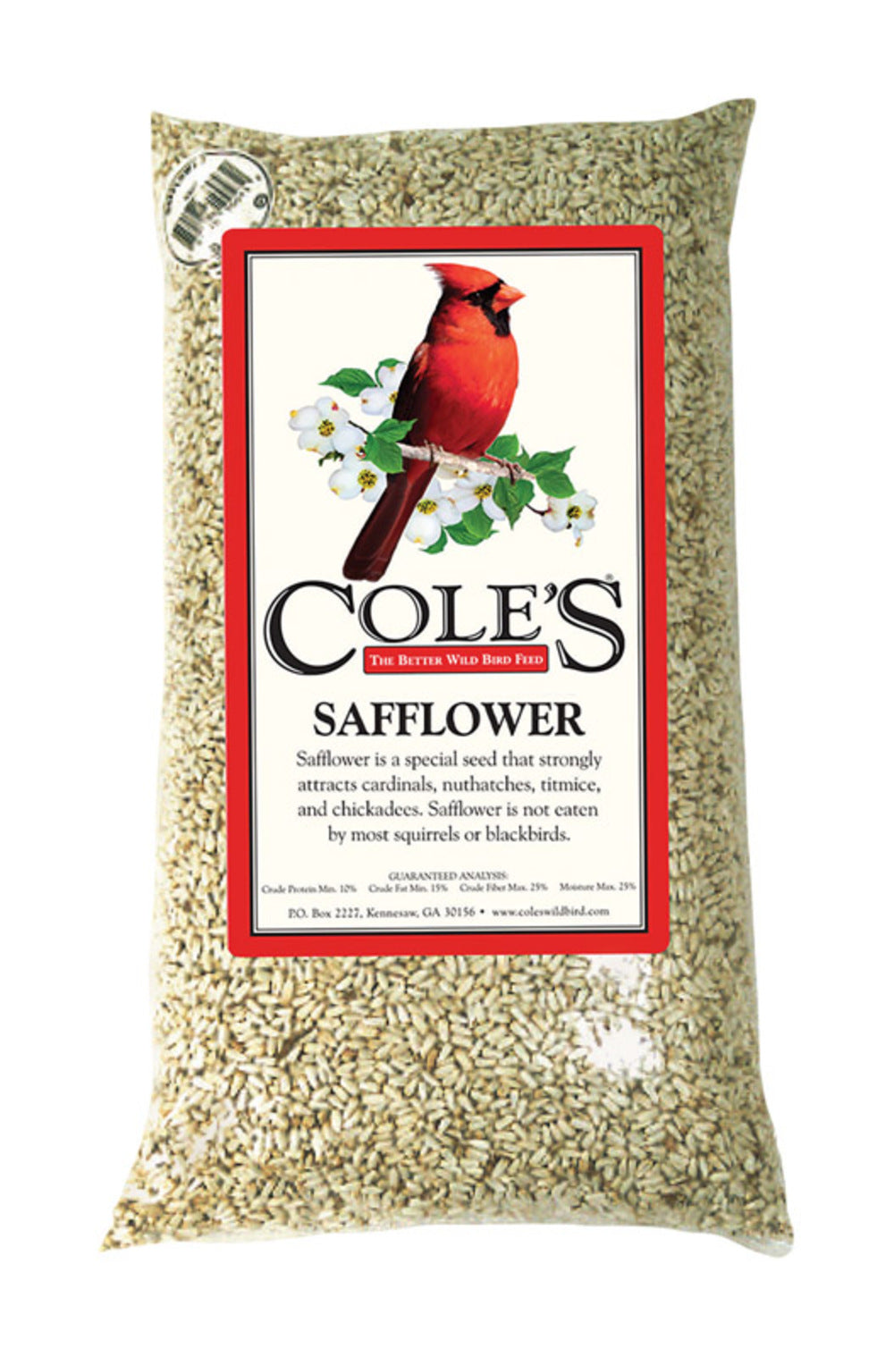 SAFFLOWER BIRD SEED 20#