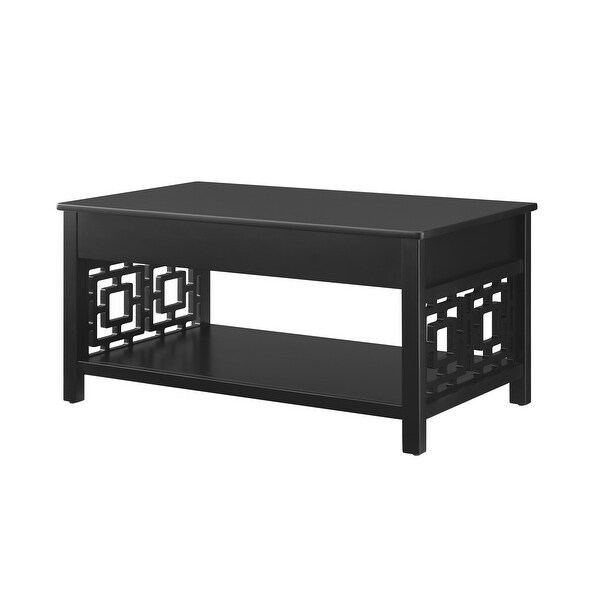 Wales Two-Drawer Geometric Coffee Table