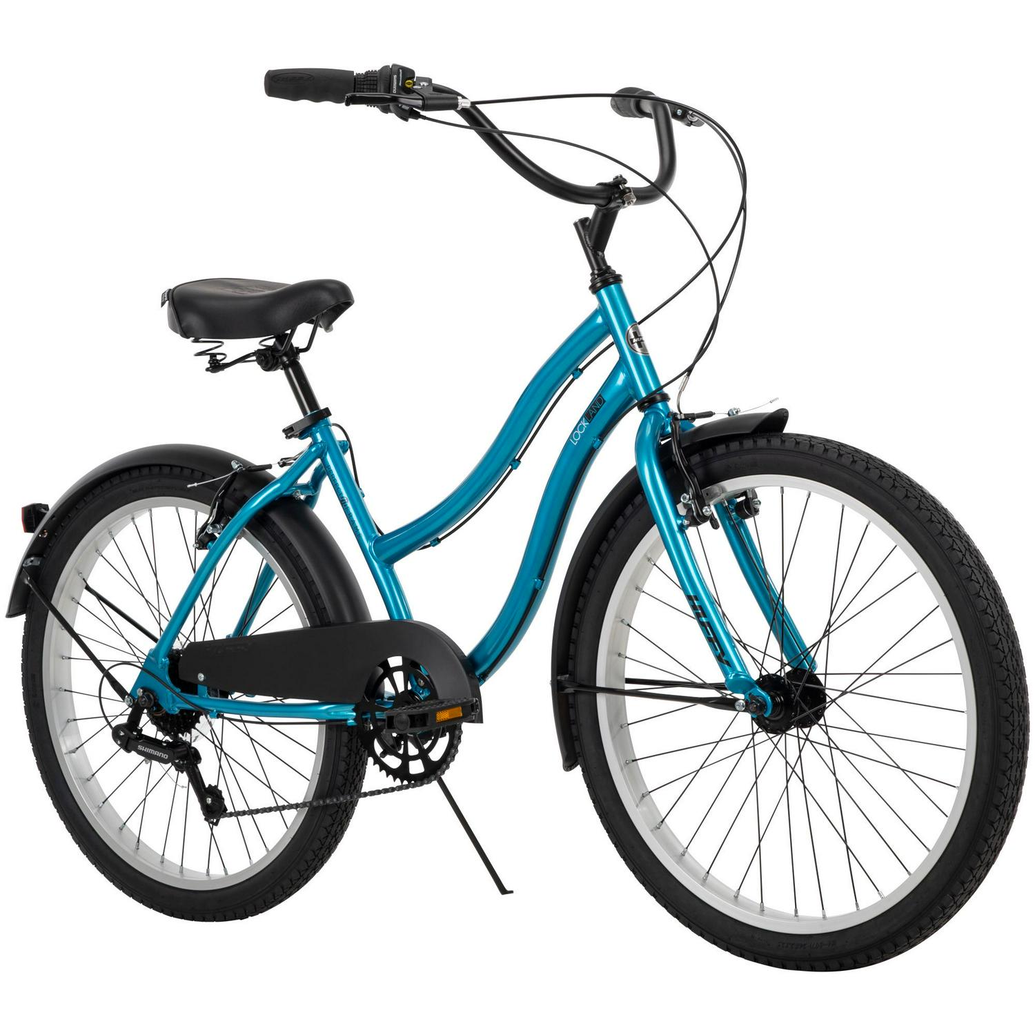 Huffy Lockland 24 In 7speed Cruiser Bicycle for Girls Teal  Crowdfused