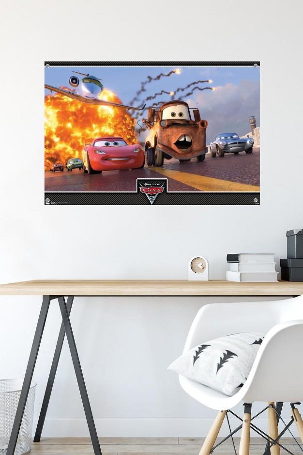 Trends International Disney Pixar Cars 2 Action Trio Unframed Wall Poster Prints