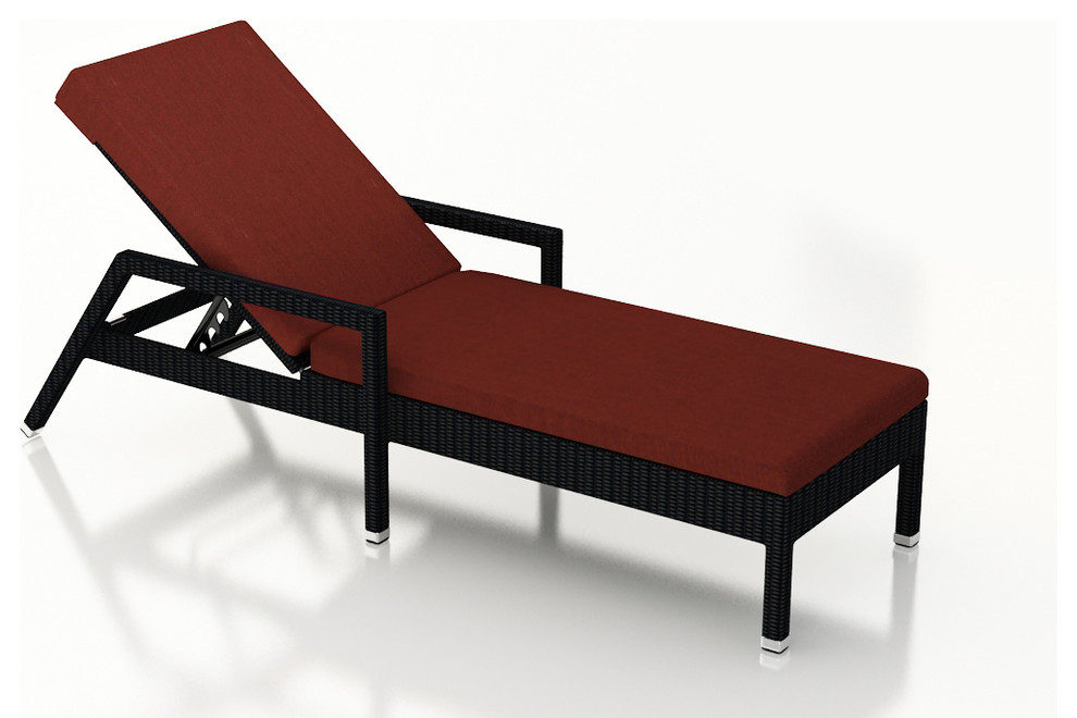 Urbana Reclining Chaise Lounge   Contemporary   Outdoor Chaise Lounges   by Patio Productions  Houzz