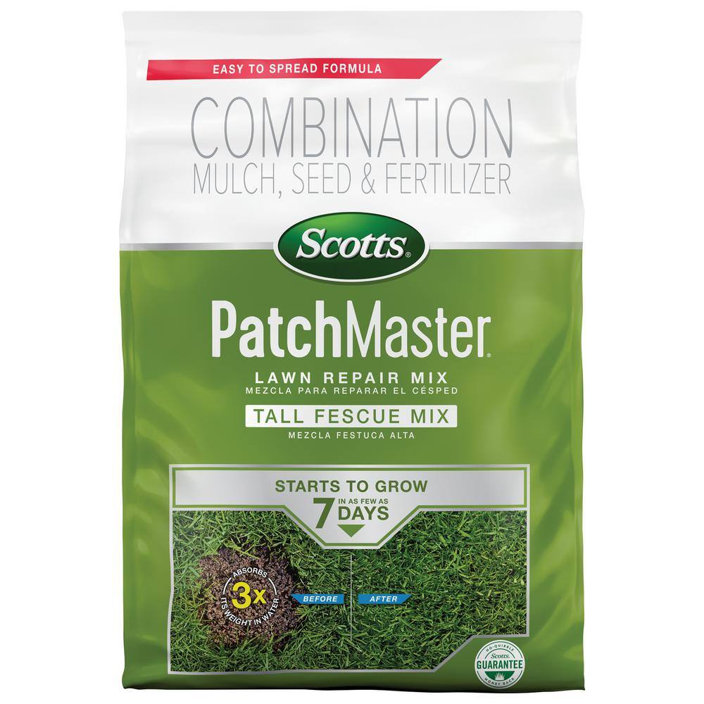 Scotts PatchMaster 10 lbs. Lawn Repair Mix Tall Fescue Mix Combination Grass Seed Fertilizer and Mulch 14901-1