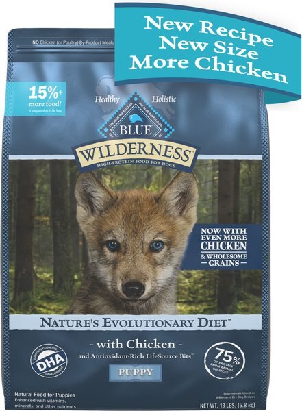 Blue Buffalo Nature's Evolutionary Diet Wilderness Chicken Puppy Dry Dog Food