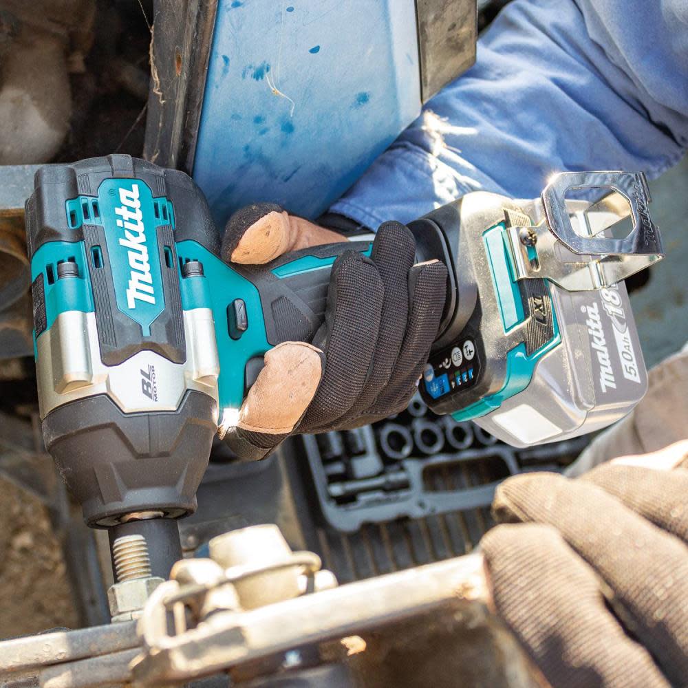 Makita 18V LXT Utility Impact Wrench with Detent Anvil Lithium Ion Brushless Cordless 4 Speed Mid Torque 1/2 Sq. Drive Bare Tool ;