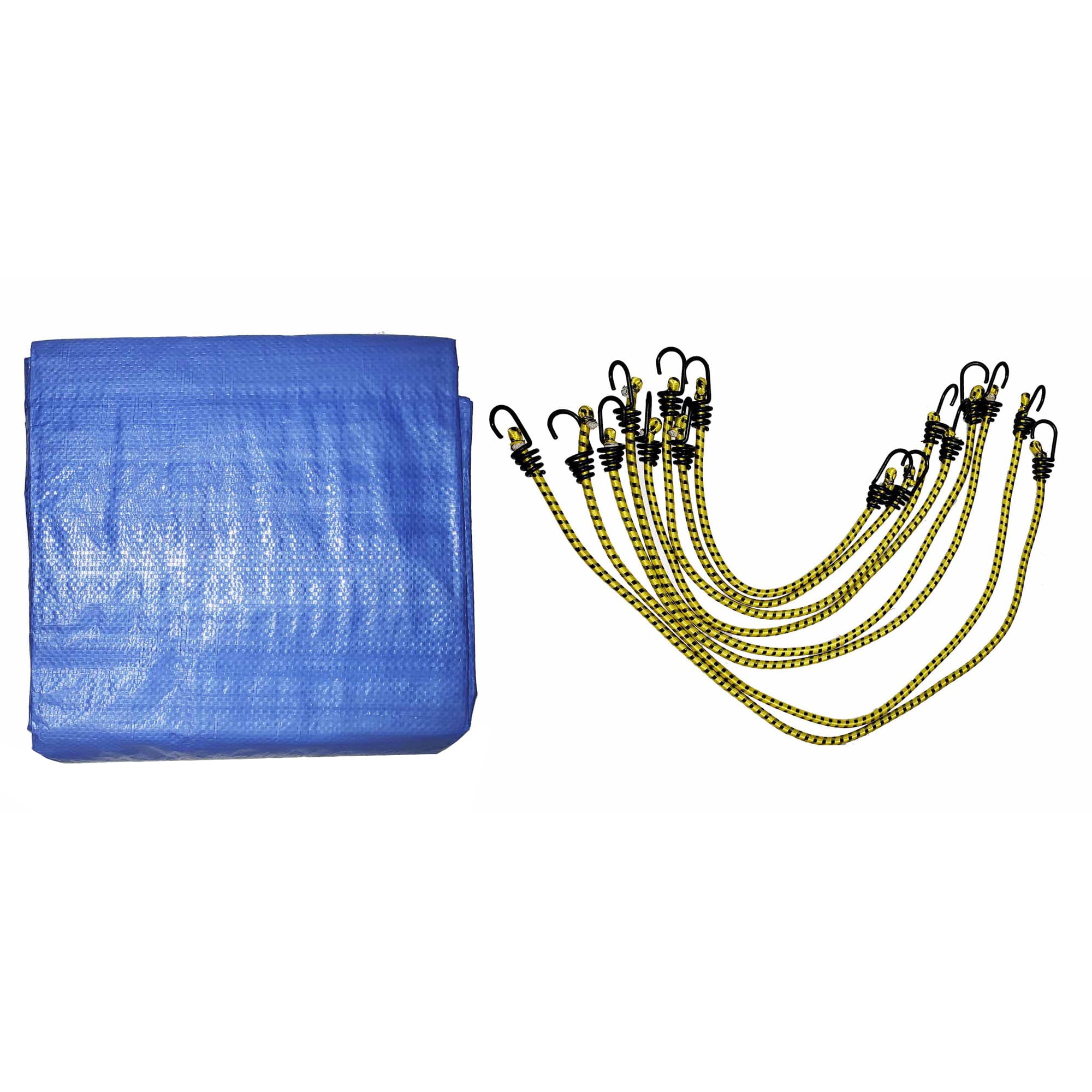 Ozark Trail 9pk Bungee/Polyethylene Tarp Kit with Aluminum Grommets