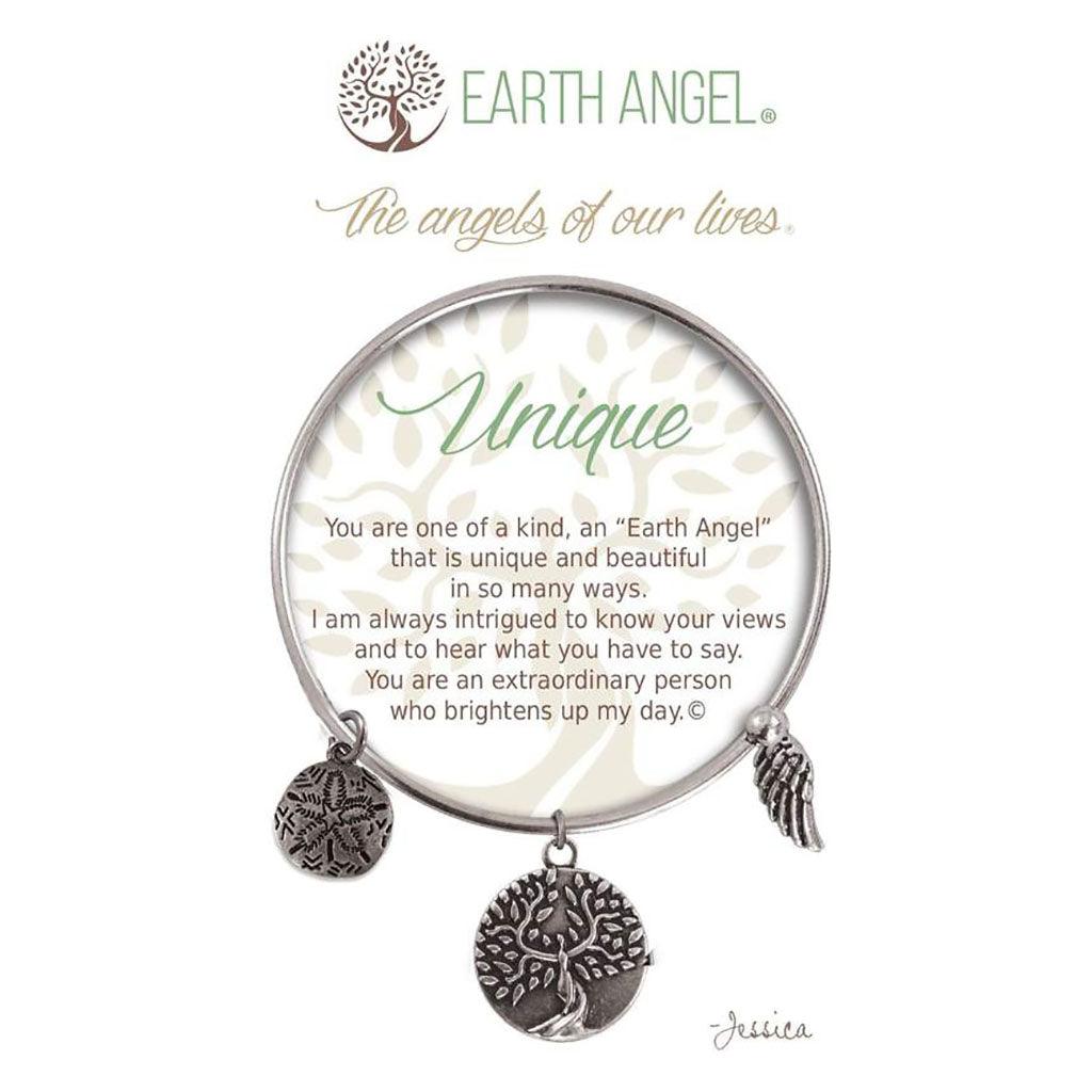 Earth Angel  Unique Bracelet in Silver