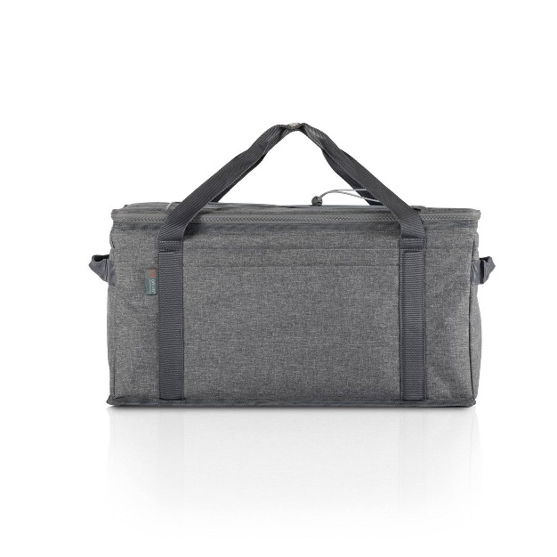 Picnic Time Collapsible 45qt Cooler Heathered Gray