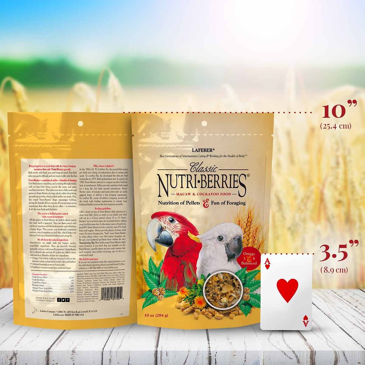 Lafeber Classic Nutri-Berries Macaw and Cockatoo Food