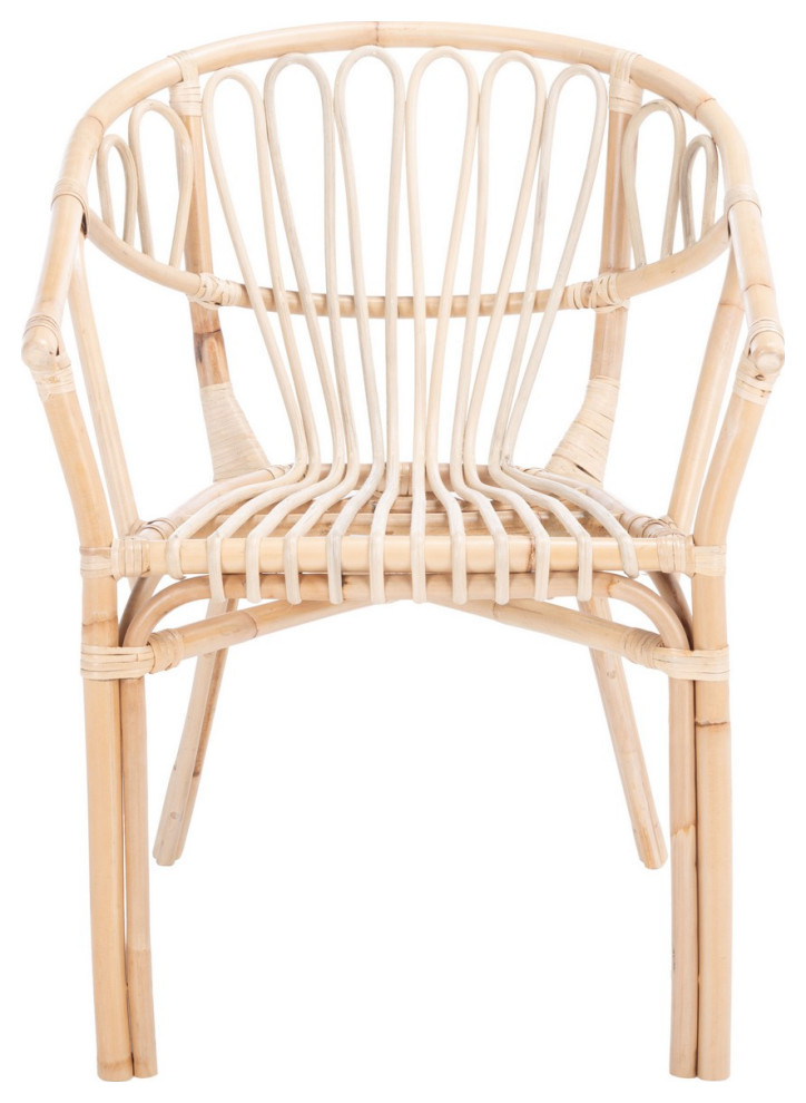 Invil Rattan Dining Chair  Set of 2  Natural   Tropical   Dining Chairs   by V.S.D Furniture  Houzz