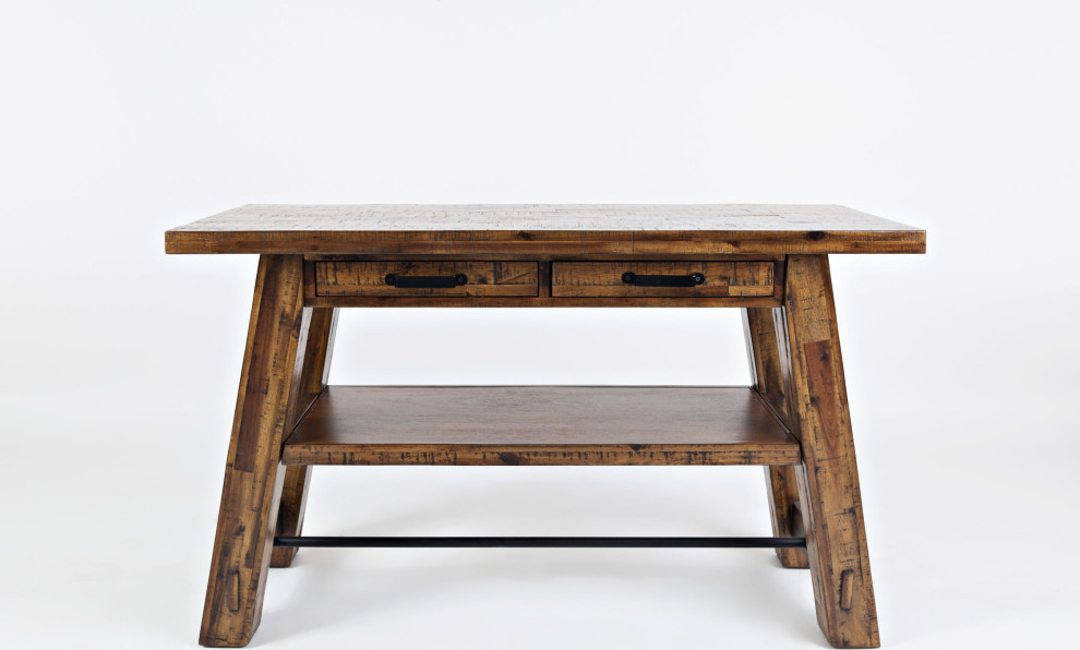 Cannon Vallen Trestle Sofa Table   Rustic   Console Tables   by HedgeApple  Houzz