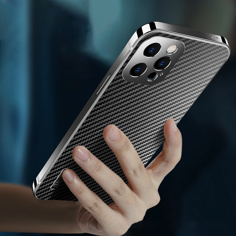 Carbon Fiber Suitable For Apple 13 Mobile Phone Case Protective Cover