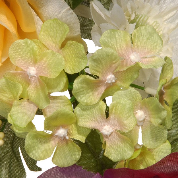 Decorated Wreaths With Daisies Roses And Hydrangeas 18 quot