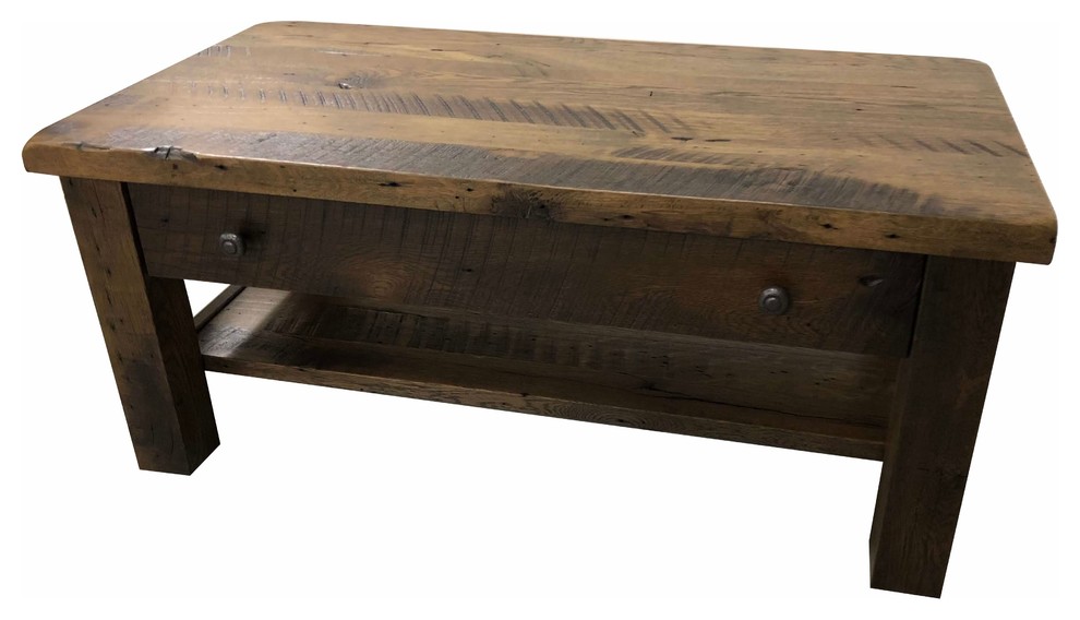 Foxfield Reclaimed Coffee Table   Rustic   Coffee Tables   by Rustic Red Door Company  Houzz