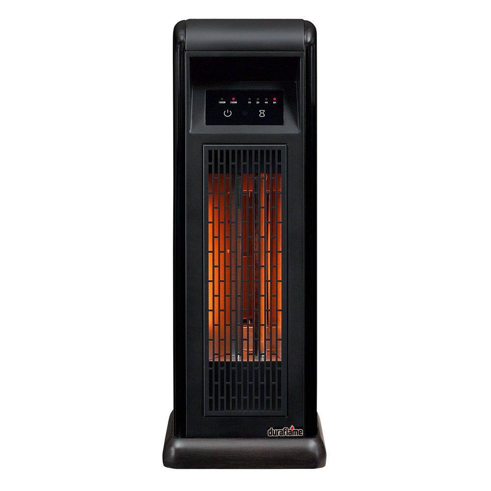 Twin Star Home Duraflame 23.01 in. 1500-Watt Electric Infrared Quartz Tower Heater with Remote 5HM9100-O560