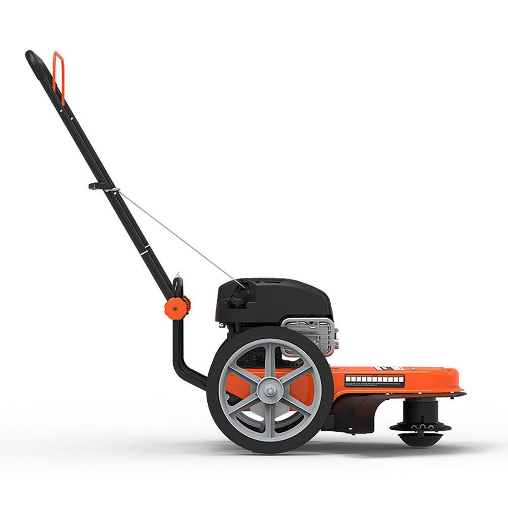 YARD FORCE YF22-HWT 22 in. 163cc Briggs and Stratton Gas Walk Behind String Trimmer Mower