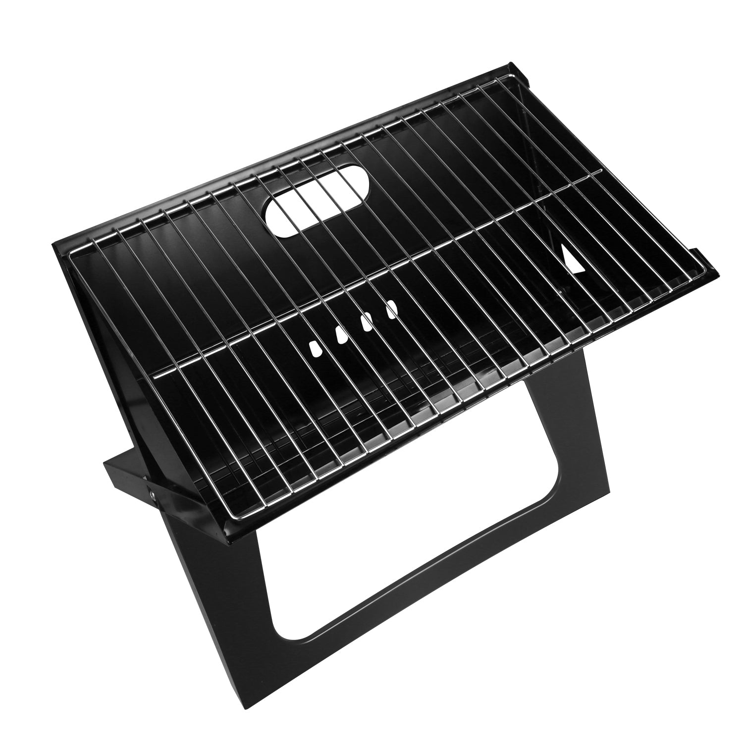 Collapsible Family BBQ Grill, iMounTEK Mini Charcoal Grill for 2-3 People Suit for Travel Beach Garden Party, 17.1"×11"×14.8"