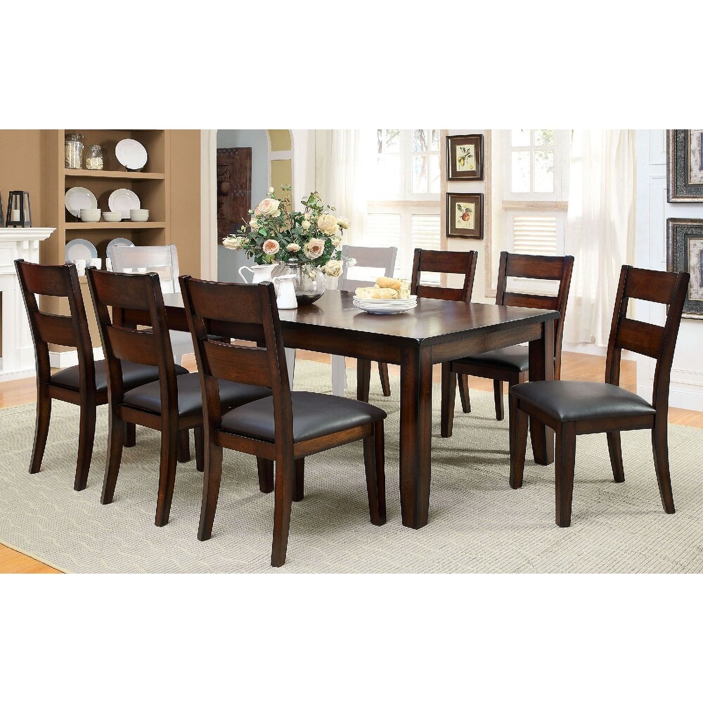 Rectangular Dining Set in Dark Cherry