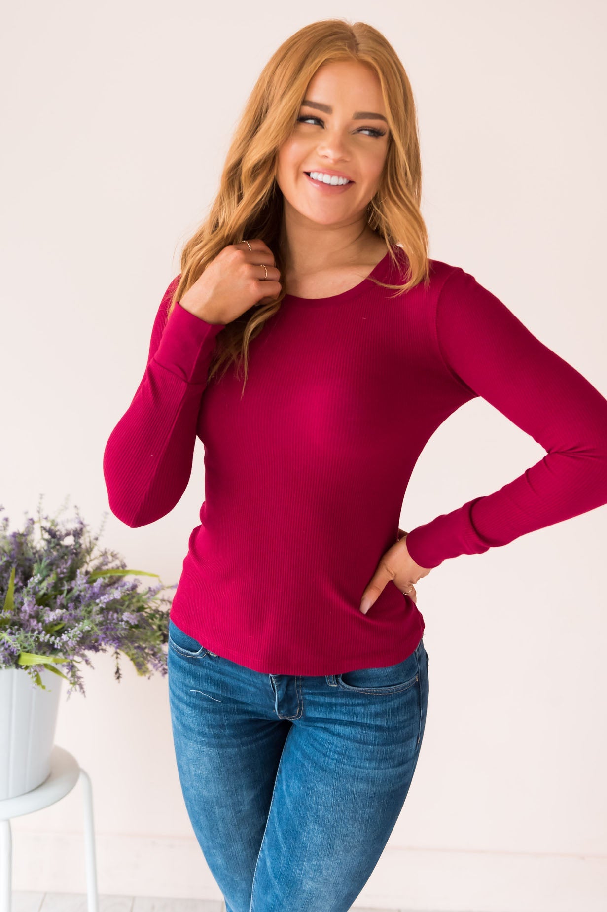 Warm Embrace Modest Thermal Top