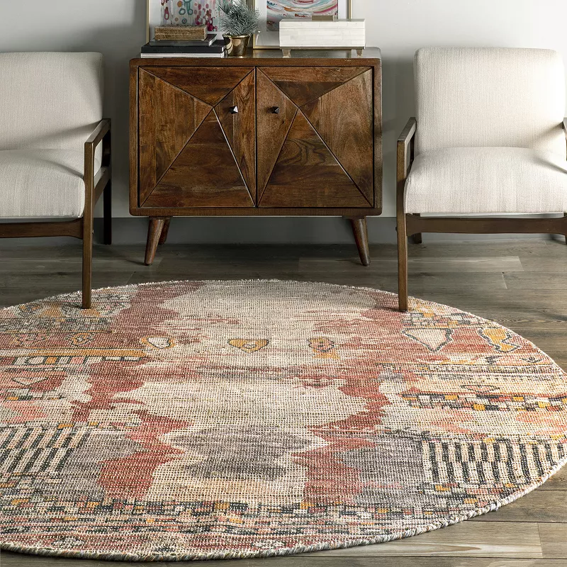 nuLoom Vintage Flatweave Hermina Area Rug