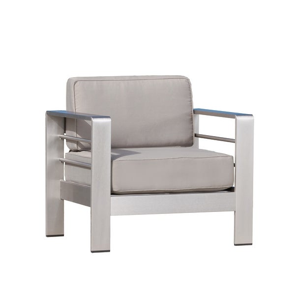 Cape Coral Aluminum Indoor/Outdoor Club Chair by Christopher Knight Home