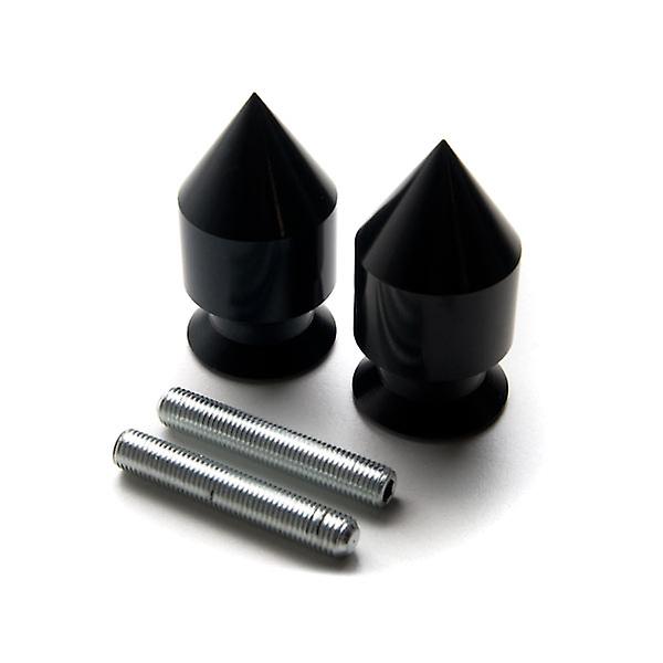 Spike Black Swingarm Spools Sliders Motorcycle Compatible with Kawasaki Ninja ZX-6R ZX636 2003-2006