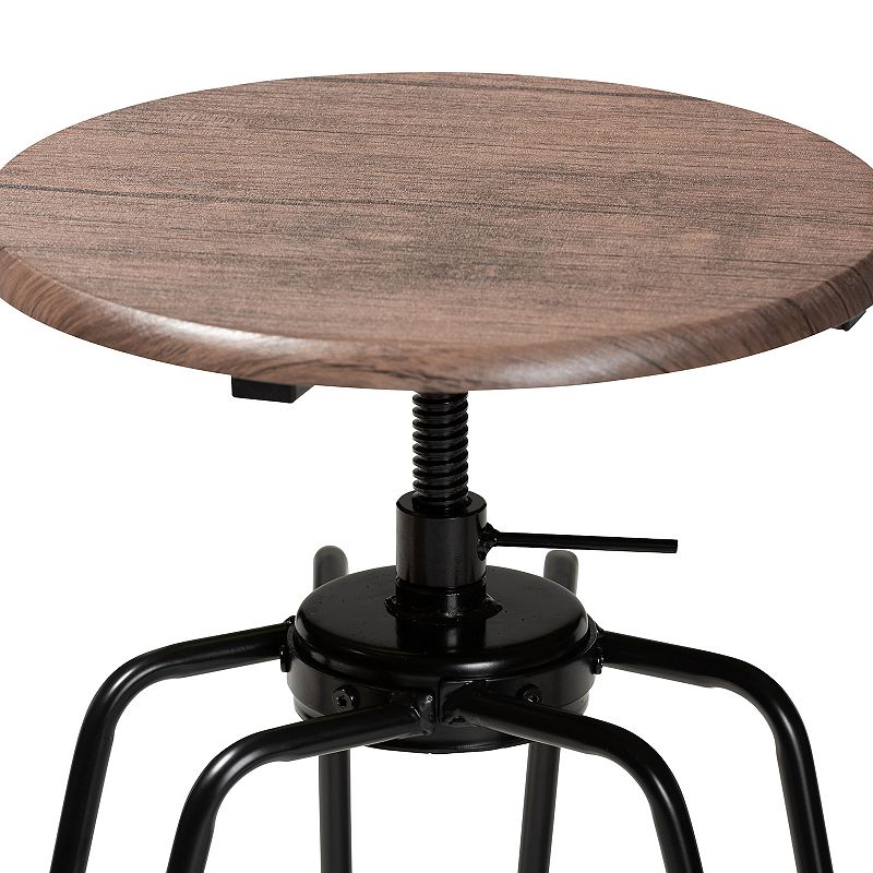 Baxton Studio Veera Pub Table and Stool 3-piece Set