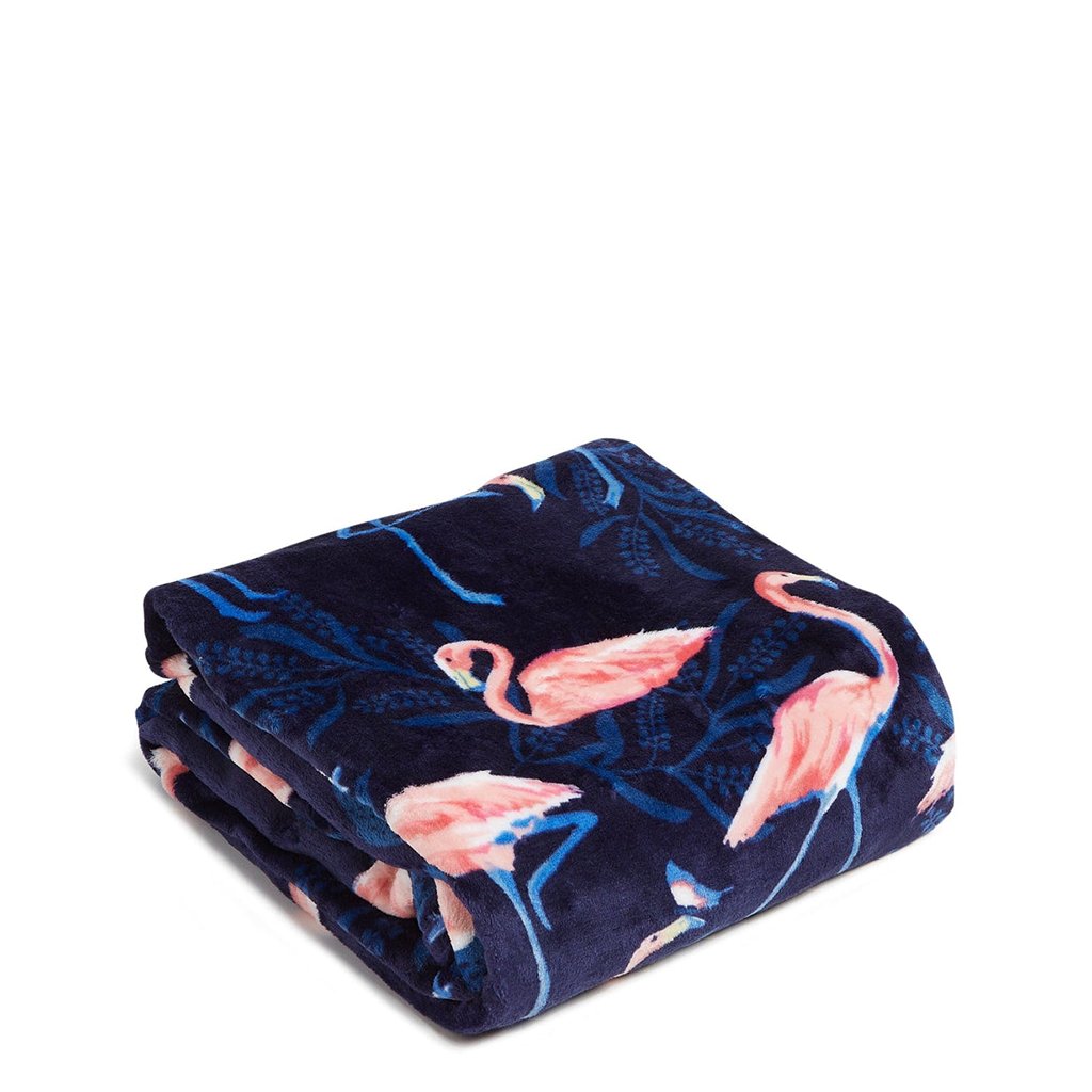 Vera Bradley  Plush Throw Blanket in Flamingo Party