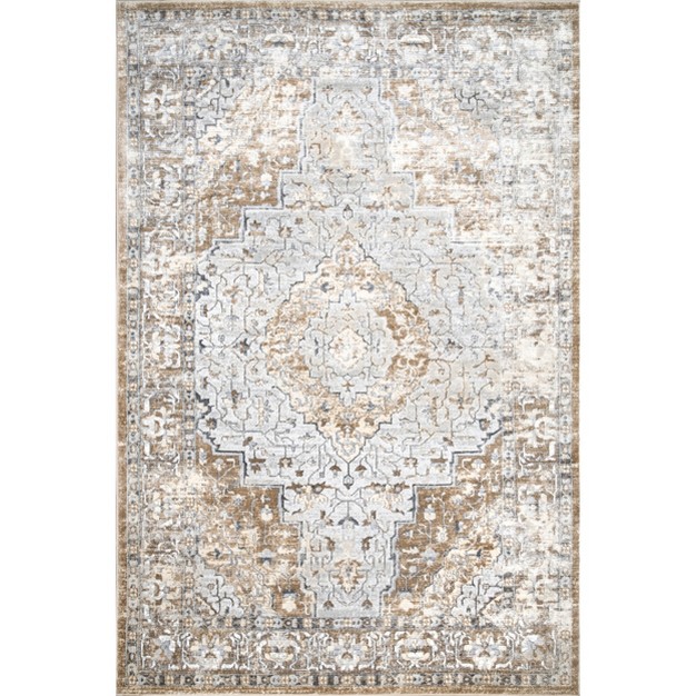 Nuloom Vintage Medallion Thea Area Rug