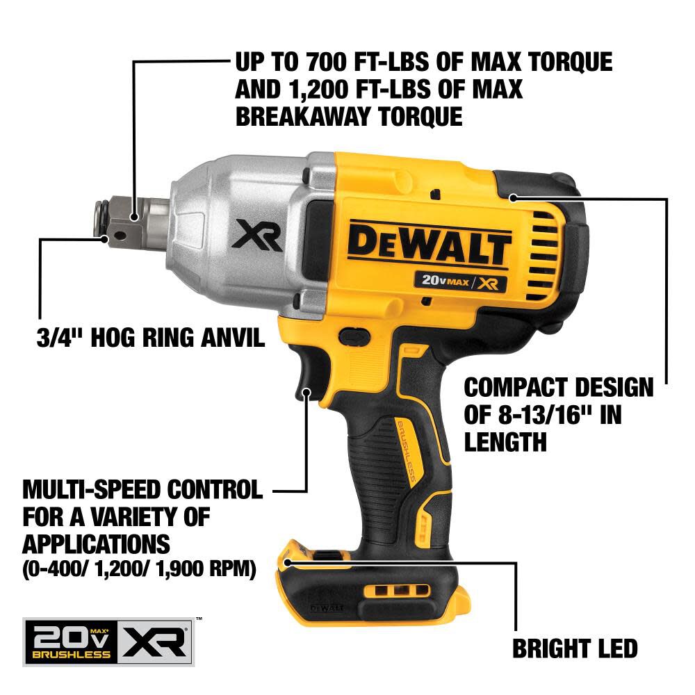 DW 20V MAX XR 3/4