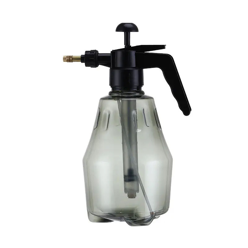 Transparent watering flower watering can plastic 2L pressure sprayer garden air pressure watering can two modes