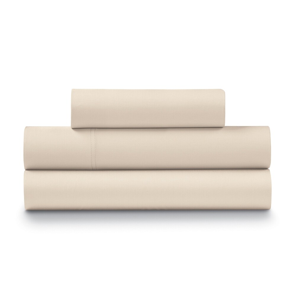 100% Cotton Percale Cool and Crisp Deep Pocket Sheet Set