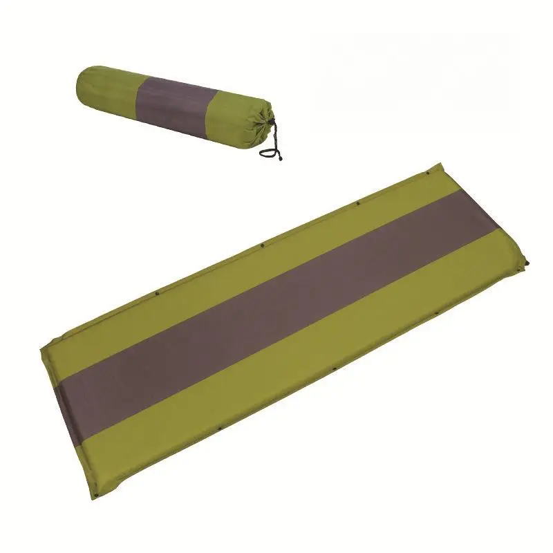 New Outdoor Camping Tent Sleeping Mat Splicing Single Sponge Self Inflatable Cushion Portable Air Mattress