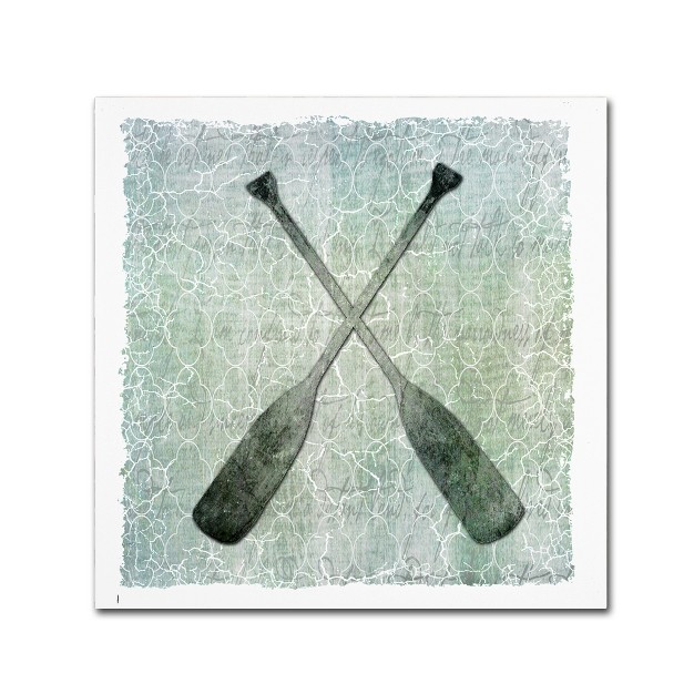 Trademark Fine Art lightboxjournal x27 life Is Better At The Lake Oars 2 x27 Canvas Art