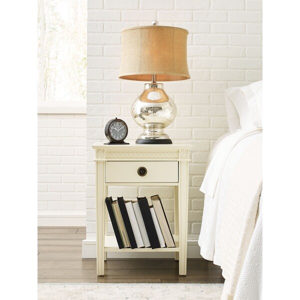 Finch Avignon Side Table in Antique White